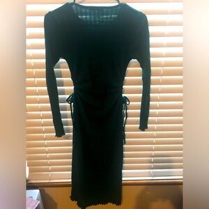 Zara dress,size:XS,color:dark green